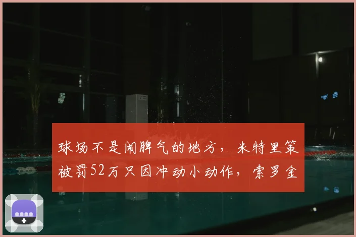 球场不是闹脾气的地方，米特里策被罚52万只因冲动小动作，索罗金冷静应对反成赢家_比赛_球员_情绪